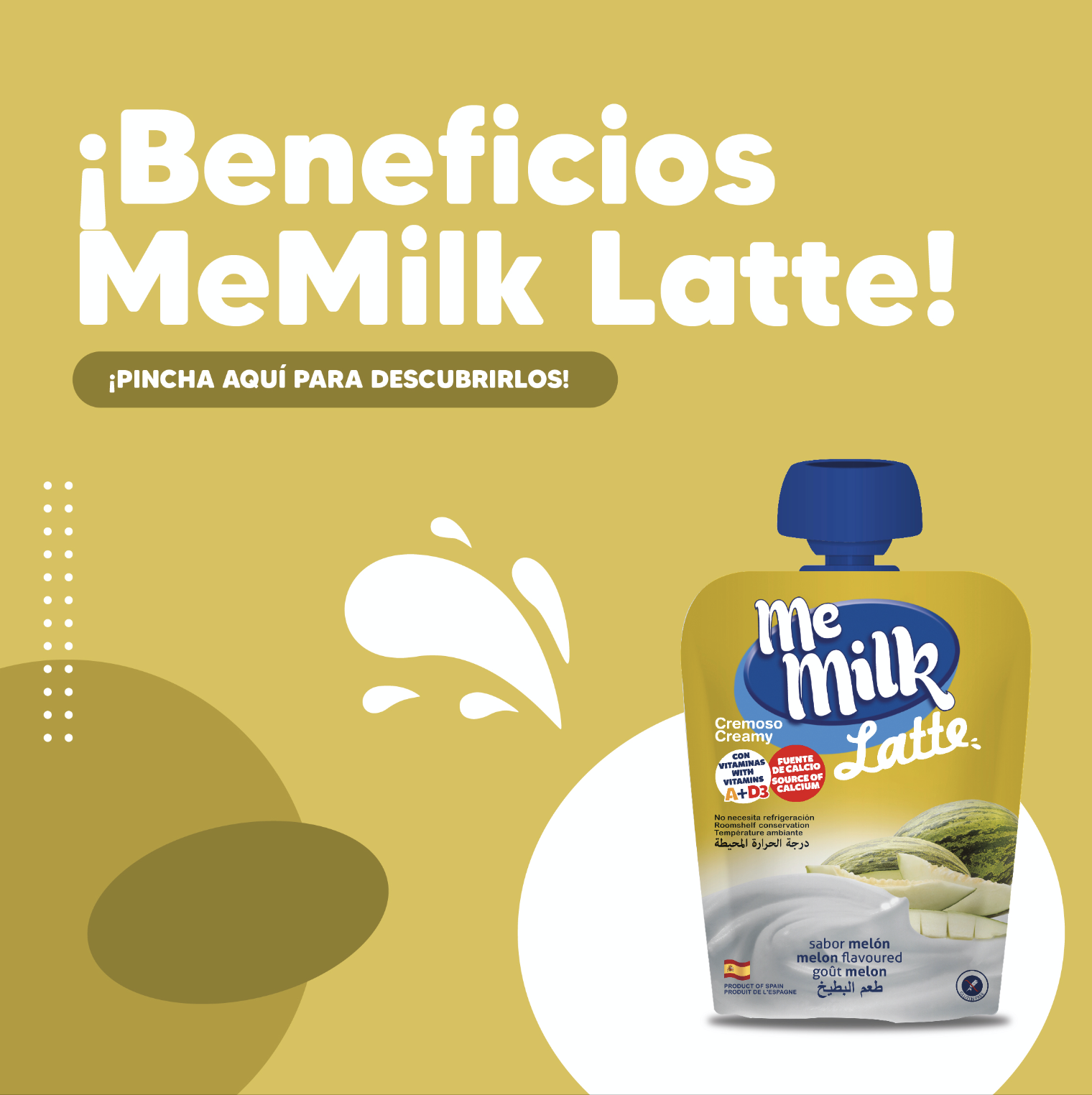 Beneficios de MeMilk Latte